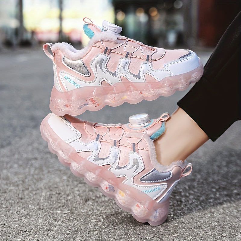 Plush Lining Shoes - Comfy Breathable Sneakers