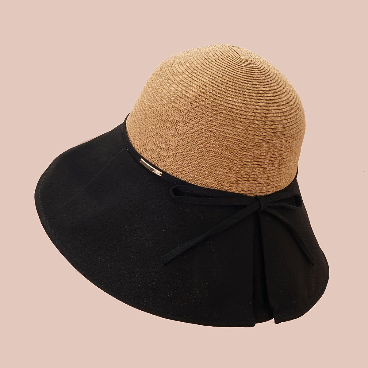Thin Bow Strap Decor Bucket Hat Sun Hat Women 7 Colors