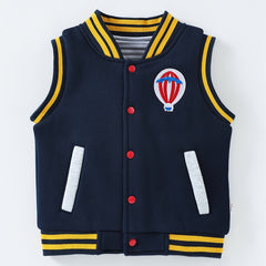 Baby Boys Hot Air Balloon Embroidered Vest for Autumn