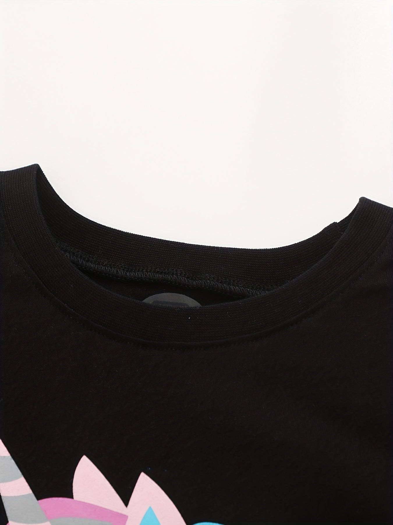 Cartoon Pony Print T Shirt for Kids - Comfy Summer Top