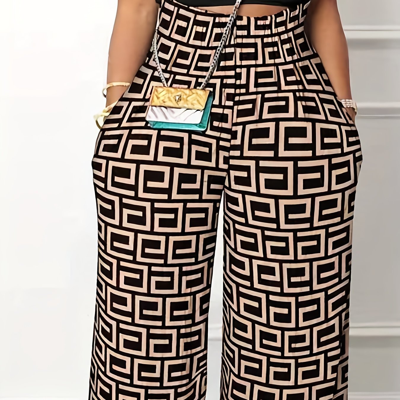 All Over Print Overall Jumpsuit Casual Overall Jumpsuit