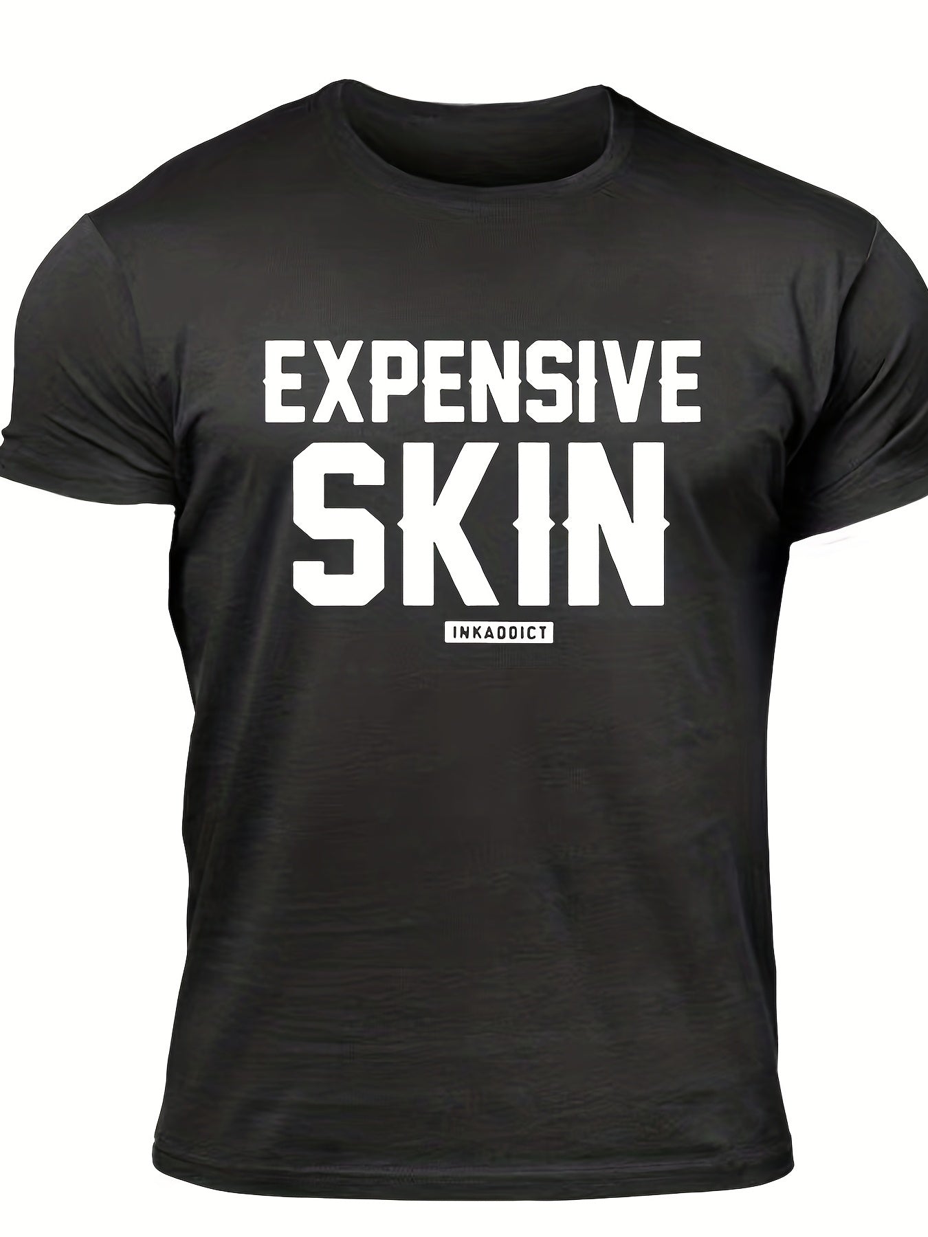 Men's Skin Print T Shirt Crew Neck Tee for Summer Outings