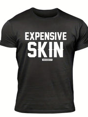 Men's Skin Print T Shirt Crew Neck Tee for Summer Outings