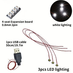5pcs Model Making Lighting Mini Lights DIY Lighting Kit for Building Models