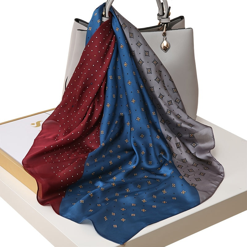 Women Head Scarf Hair Bandanas Square Satin Head Scarves For Women Silk Hair
