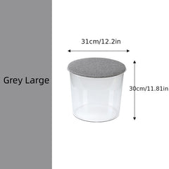 Transparent Toy Storage Stool Creative Organizer