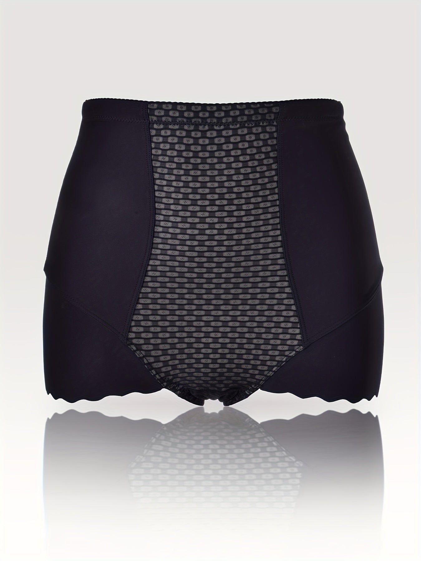 Scallop Trim Shaping Panties Tummy Control Slimming Adjustable Panties