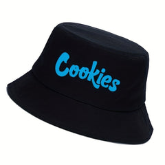 COOKIES Colored Letter Unisex Bucket Hat Sun Hat