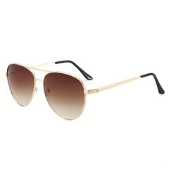 Aviator Sunglasses Anti Glare Metal Gradient UV400