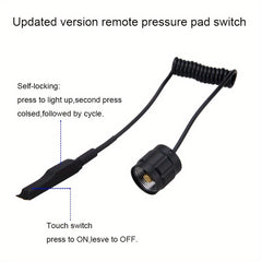 USB Rechargeable Flashlight with Mouse Tail Switch