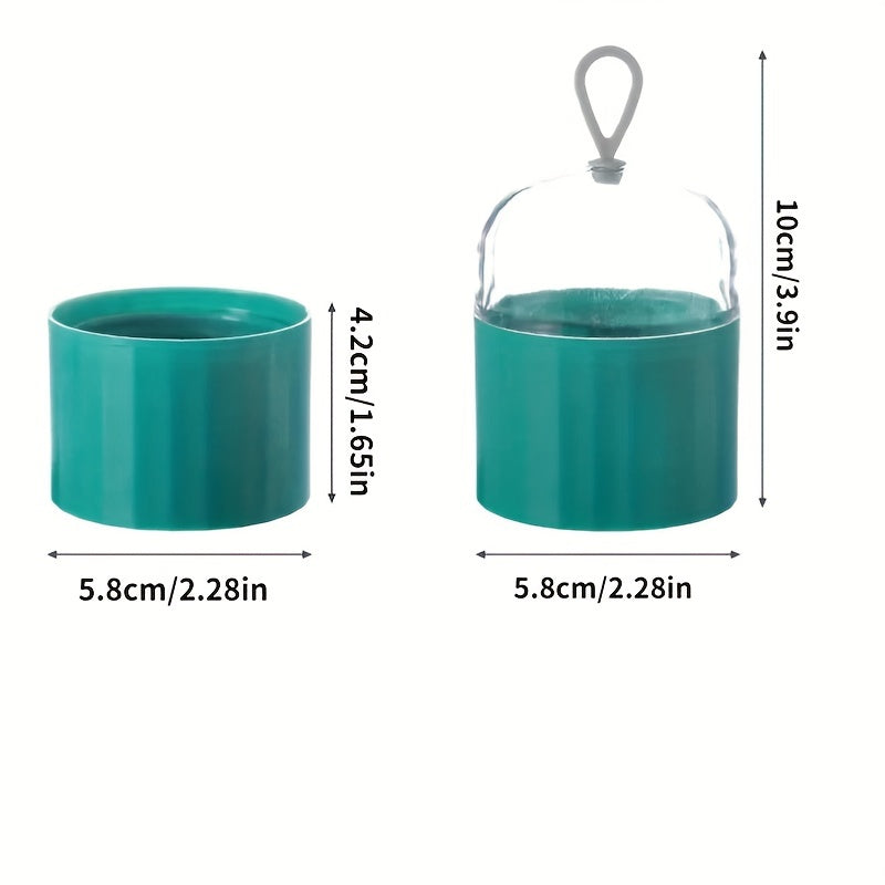 Makeup Sponge Holder Clear Cosmetic Blender Storage Box With Clear Lid