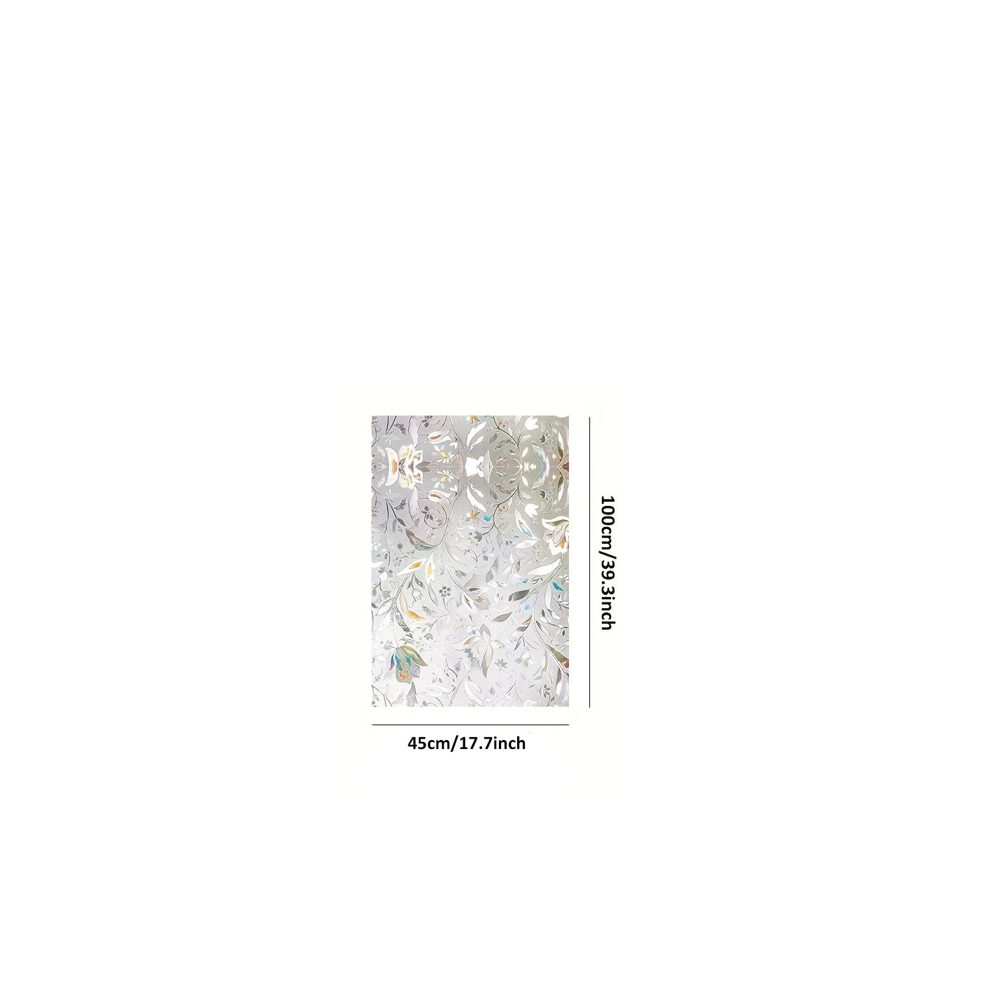 Tulip Window Stickers - Frosted Prism Film for Privacy and UV Protect