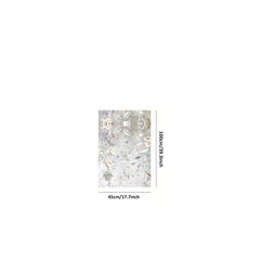 Tulip Window Stickers - Frosted Prism Film for Privacy and UV Protect
