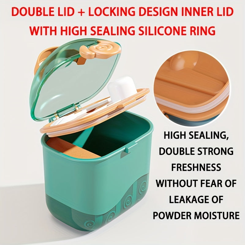 Portable Baby Formula Dispenser with Spoon and Level