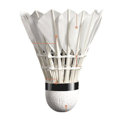 3pcs Duck Goose Feather Shuttlecocks for Badminton Training