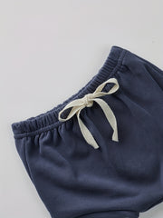 Baby Shorts Solid Drawstring Shorts For Summer