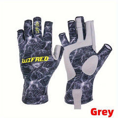 Anti slip Fishing Gloves Fingerless Gloves For Fishing Biking Camping