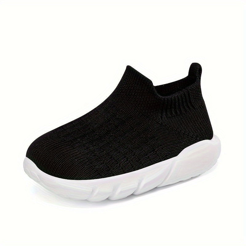 Boy's Breathable Slip On Sock Shoes Non Slip Soft Sole Sneakers