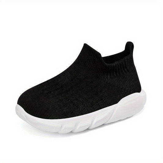 Boy's Breathable Slip On Sock Shoes Non Slip Soft Sole Sneakers