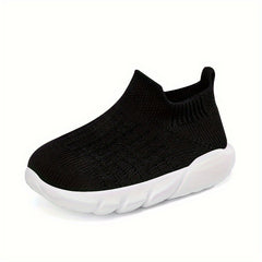 Boy's Breathable Slip On Sock Shoes Non Slip Soft Sole Sneakers