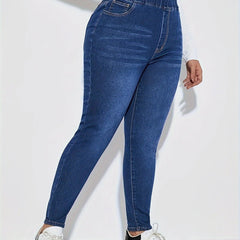 High Rise Stretch Skinny Jeans