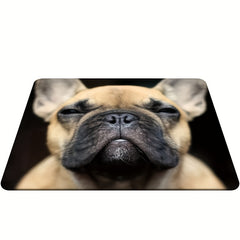 Bulldog Gaming Mouse Pad French Bulldog Face Mouse Pad 9.5 X 7.9 Inch