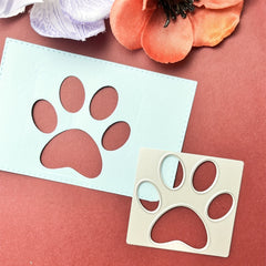 Cat Paw Die Cuts Dog Paw Cutting Die Stencil Cat Claw Embossing Stencil