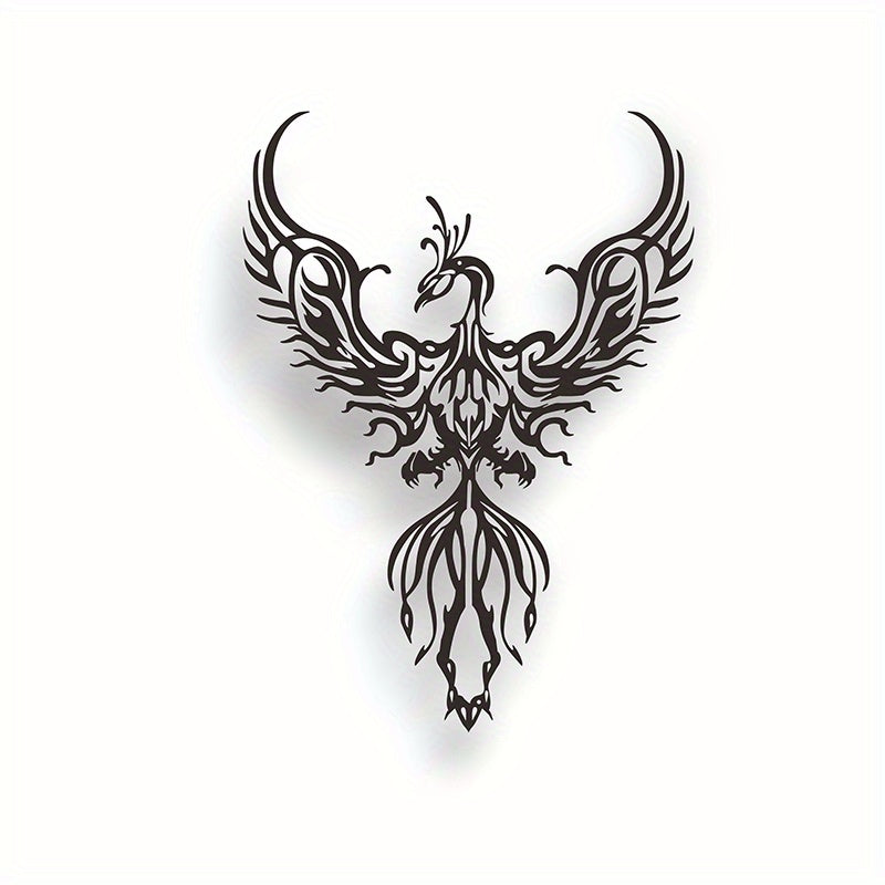 Metal Phoenix Hanging Wall Decor Art Modern Wall Decor