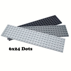 4pcs Thin Bricks 3026 Plate 6x24 Dots DIY Building Blocks Toy