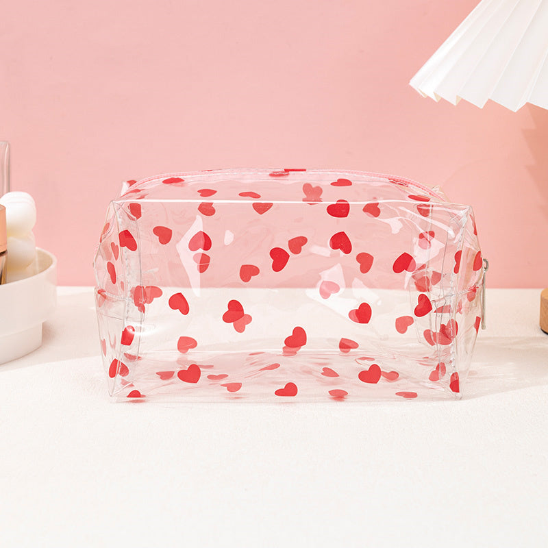 Heart Shaped Love Makeup Bag Stylish and Convenient Cosmetic and Toiletry Bag