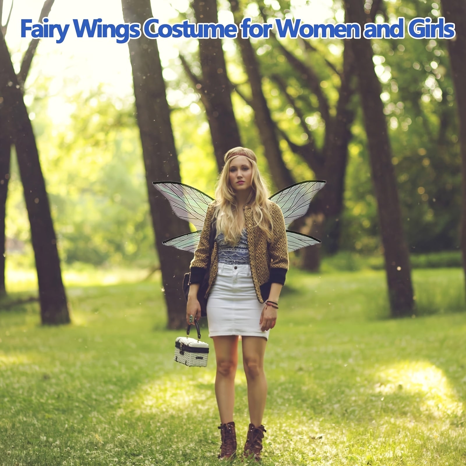 Fairy Wings Women Costume Butterfly Wings Halloween Party Costume