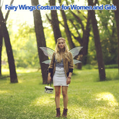 Fairy Wings Women Costume Butterfly Wings Halloween Party Costume