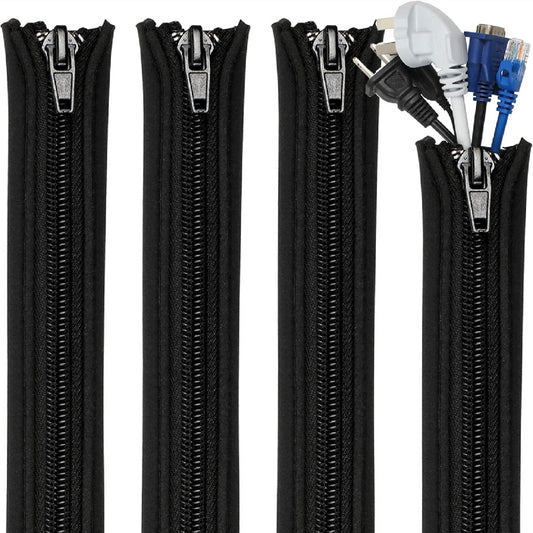 4pcs Cable Organizer for Office Storage Sleeve Wire Organizer for TV