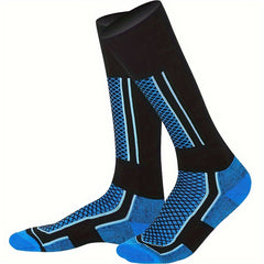 Warm Knee High Ski Socks Thick Padded Sports Socks