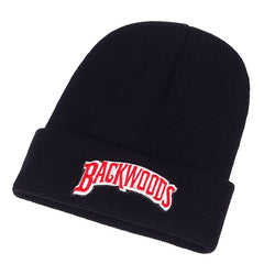 Backwoods Embroidered Knitted Wool Cap