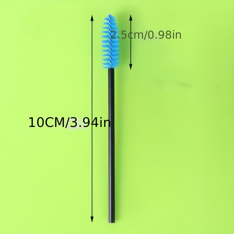 100pcs Eyelash Mascara Wands Lash Brushes Applicator Makeup Kits