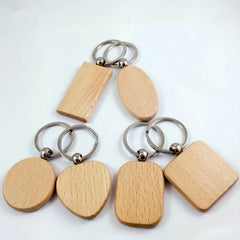 5pcs Wooden KeyChain Gift for Boys Girls Teen Party