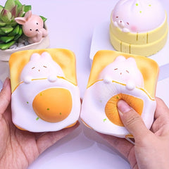 Baking Toast Food Toy Soft Pinch Music Slow Rebound