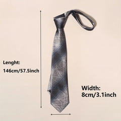 Men's Striped Gradient Ties - Modern Patterned