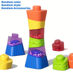 Montessori Baby Stacking Blocks Colorful Sensory Toy