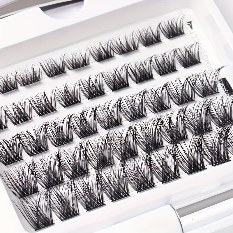 3D Cluster Lash Extension Kit Daily Makeup DIY Soft Lash Volume