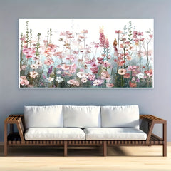 Adult Flower Paint By Numbers Pink 15 7x23 6 Inches DIY Kit