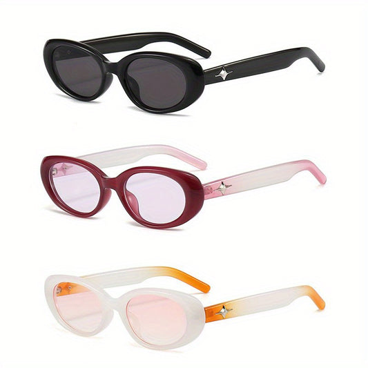 Y2K Cat Eye Sunglasses UV400 Sun Shades for Party Club