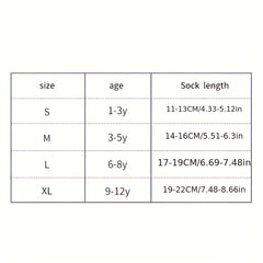 5 Pairs Baby Girls Kids Mesh Breathable Cartoon Socks