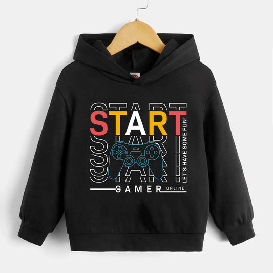 Boys Casual Long Sleeve Hoodies Kids Sweatshirt