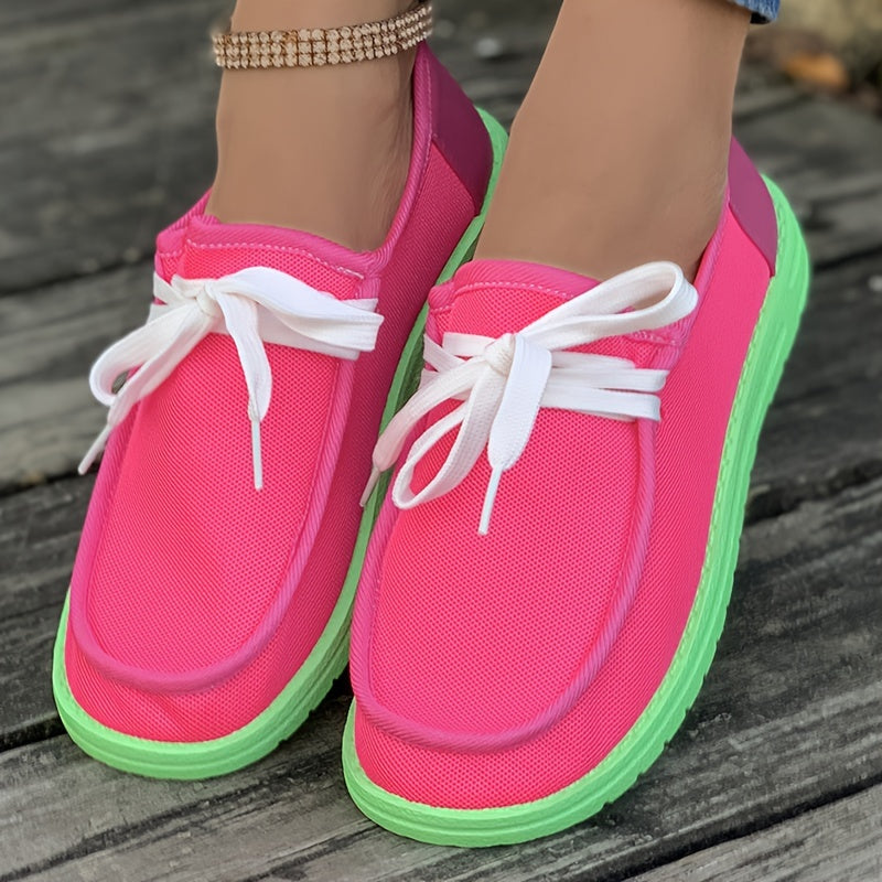 Flat Non Slip Low Cut Skate Shoes Lightweight Canvas Sneakers