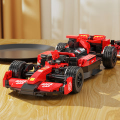 Race Car Building Blocks Toy Model Red Car Model Building Blocks Set