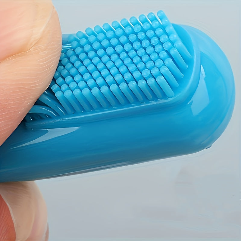 Pet Dental Cleaning Kit with Toothpaste & Finger Toothbrush