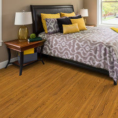 5pcs Wood Grain Adhesive Floor Tiles Stickers PVC Waterproof Peel And Stick Tile