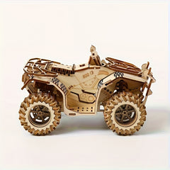 3D Wooden Puzzle Model of a Beach Car Assembly Toy